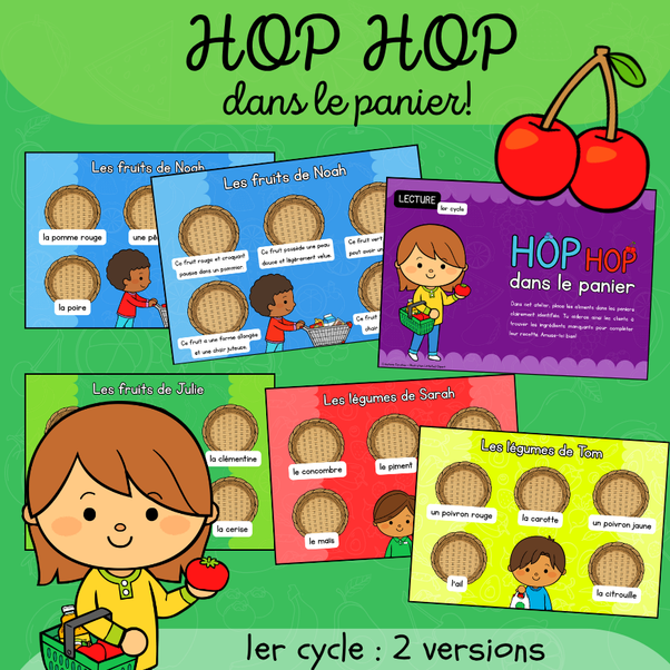 Atelier - Hop, hop, dans le panier! (1er cycle)