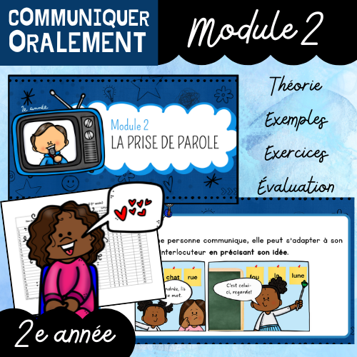 Module 2 - Je prends la parole