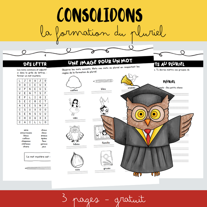 Formation du pluriel