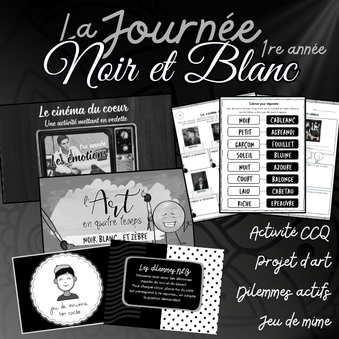 Ensemble - Une journée en noir et blanc (1re)