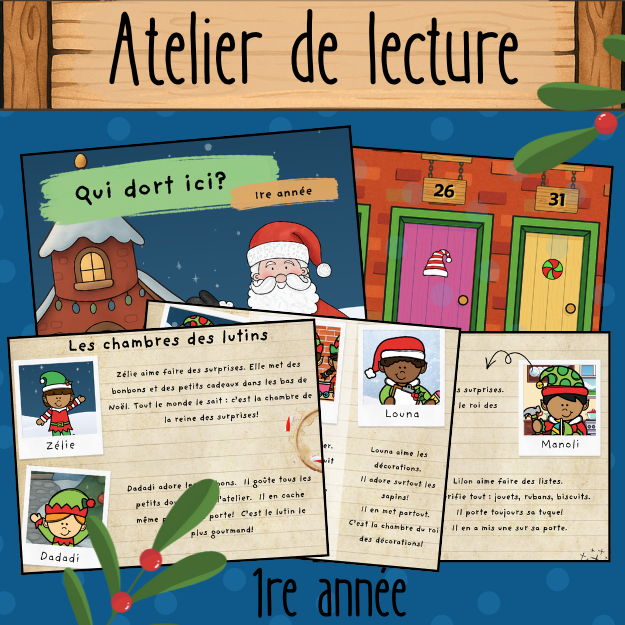 Atelier - Qui dort ici? (1re année)