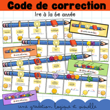Code de correction — 1re à 6e année