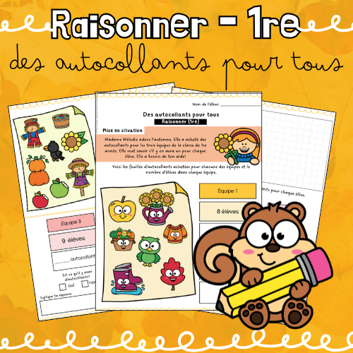 Raisonner - Des autocollants pour tous (1re)