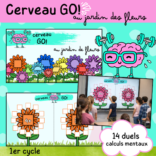 Cerveau GO! - Au jardin des fleurs