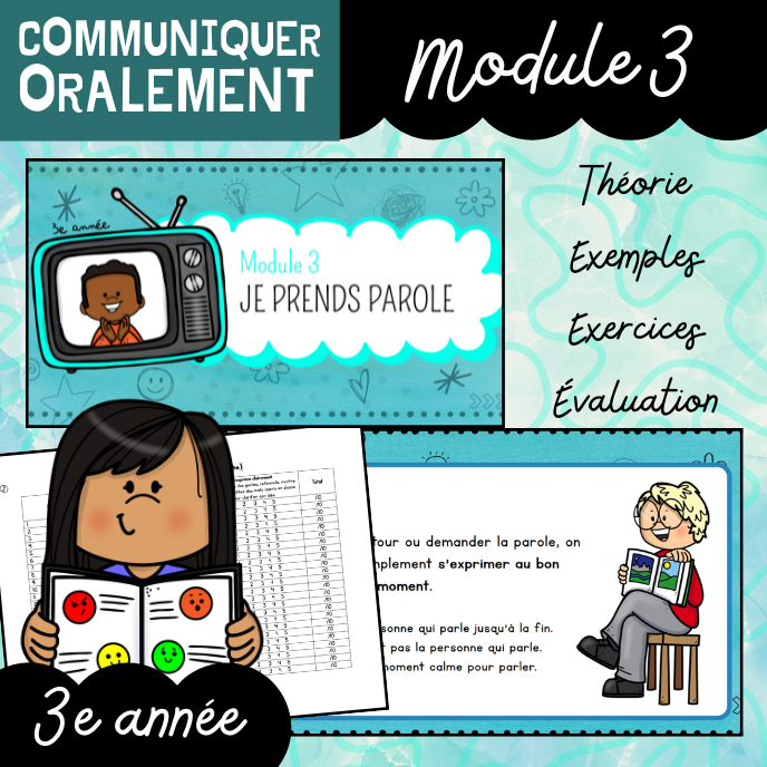 Communiquer oralement - Module 3 (3e)