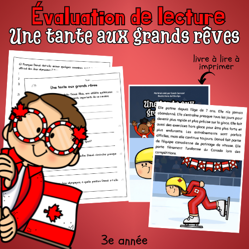 Évaluation de lecture  - Une tante aux grands rêves (3e)