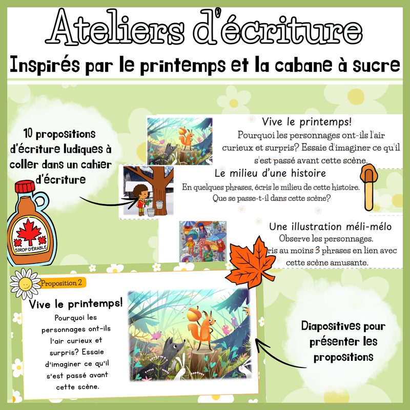 10 propositions d'écriture - Mars