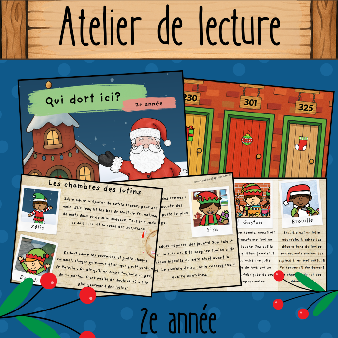 Atelier de lecture - Qui dort ici?