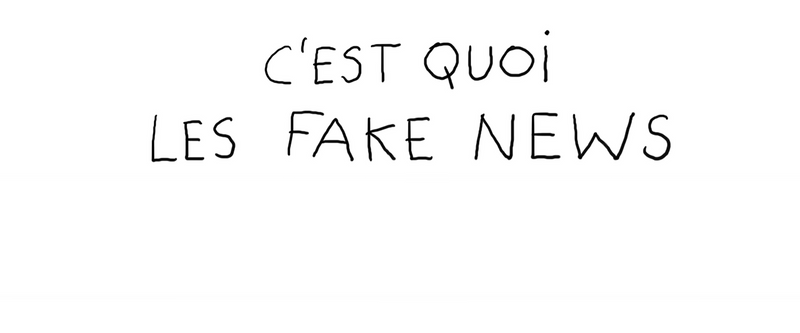 C'est quoi une fake news?