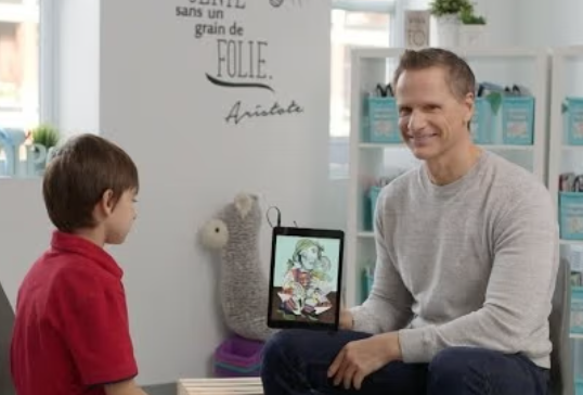 Les enfants et les oeuvres d'art
