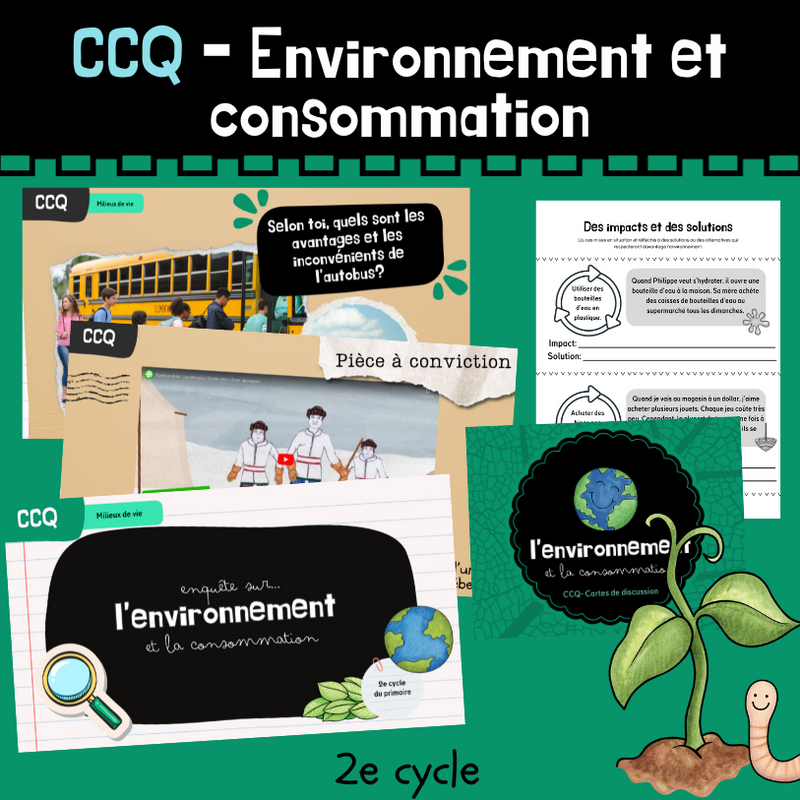 Enquête - Environnement et consommation