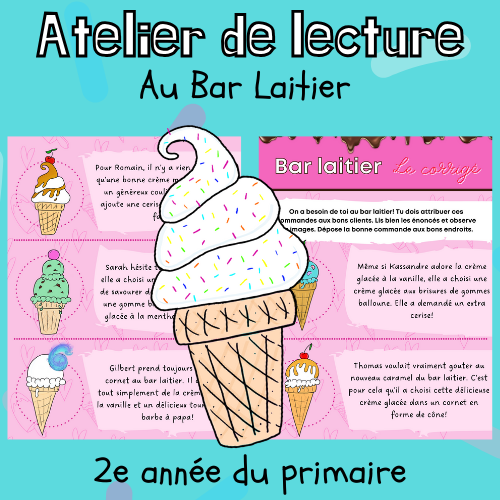 Atelier de lecture - Le bar laitier
