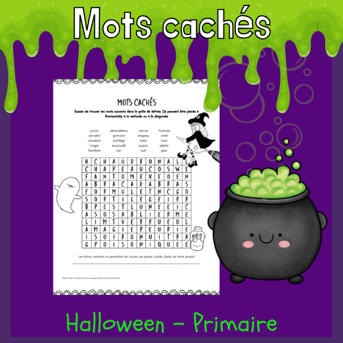 Mots cachés - Halloween