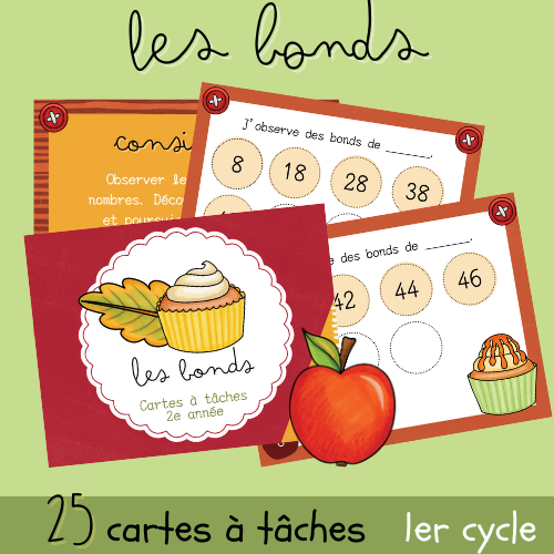 Cartes à tâches - Les bonds