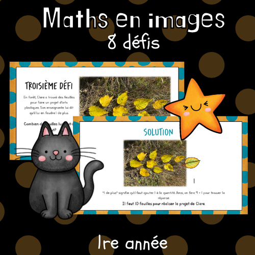 Maths par l'image - Automne et Halloween (1re)