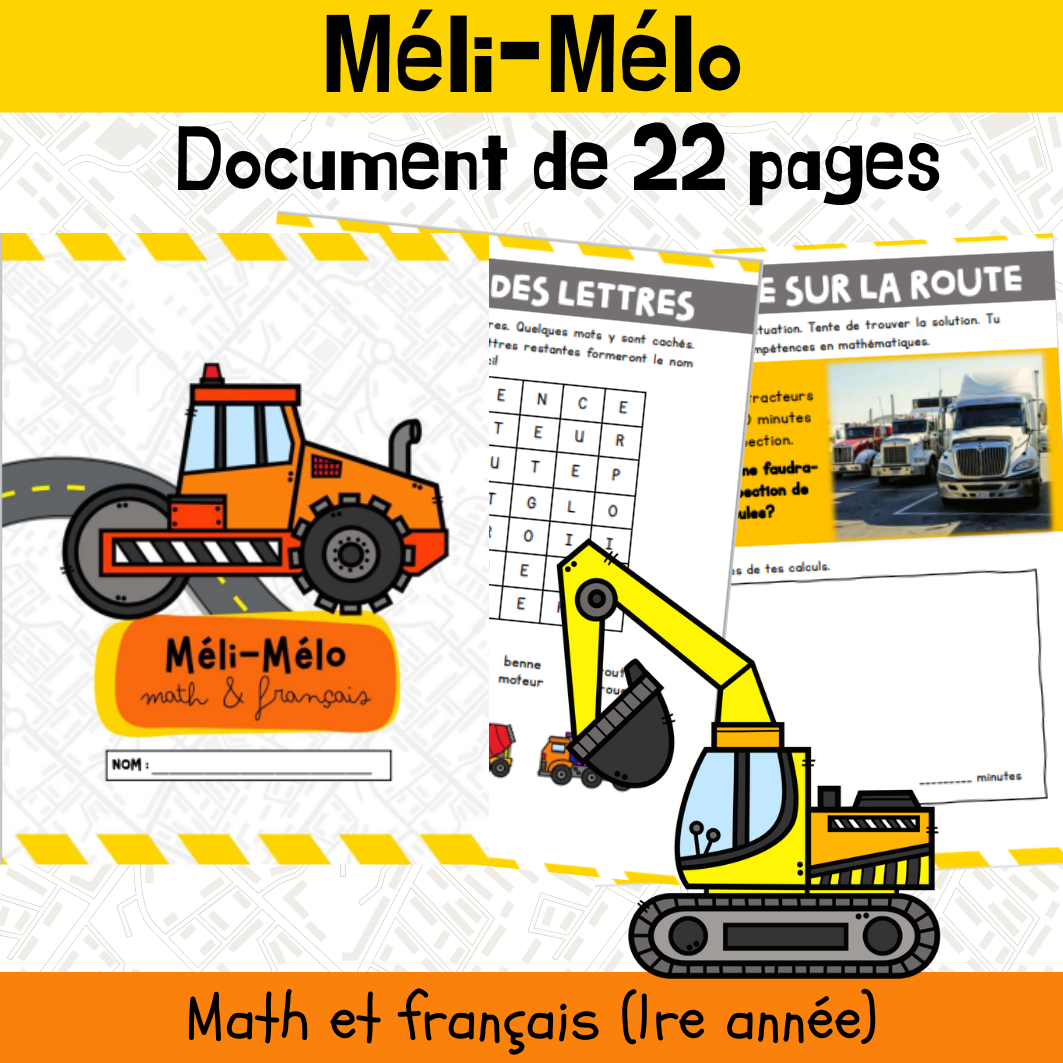 Document - Méli-Mélo des véhicules (1re)
