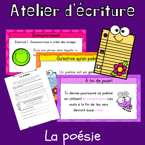 Atelier d'écriture - Poésie