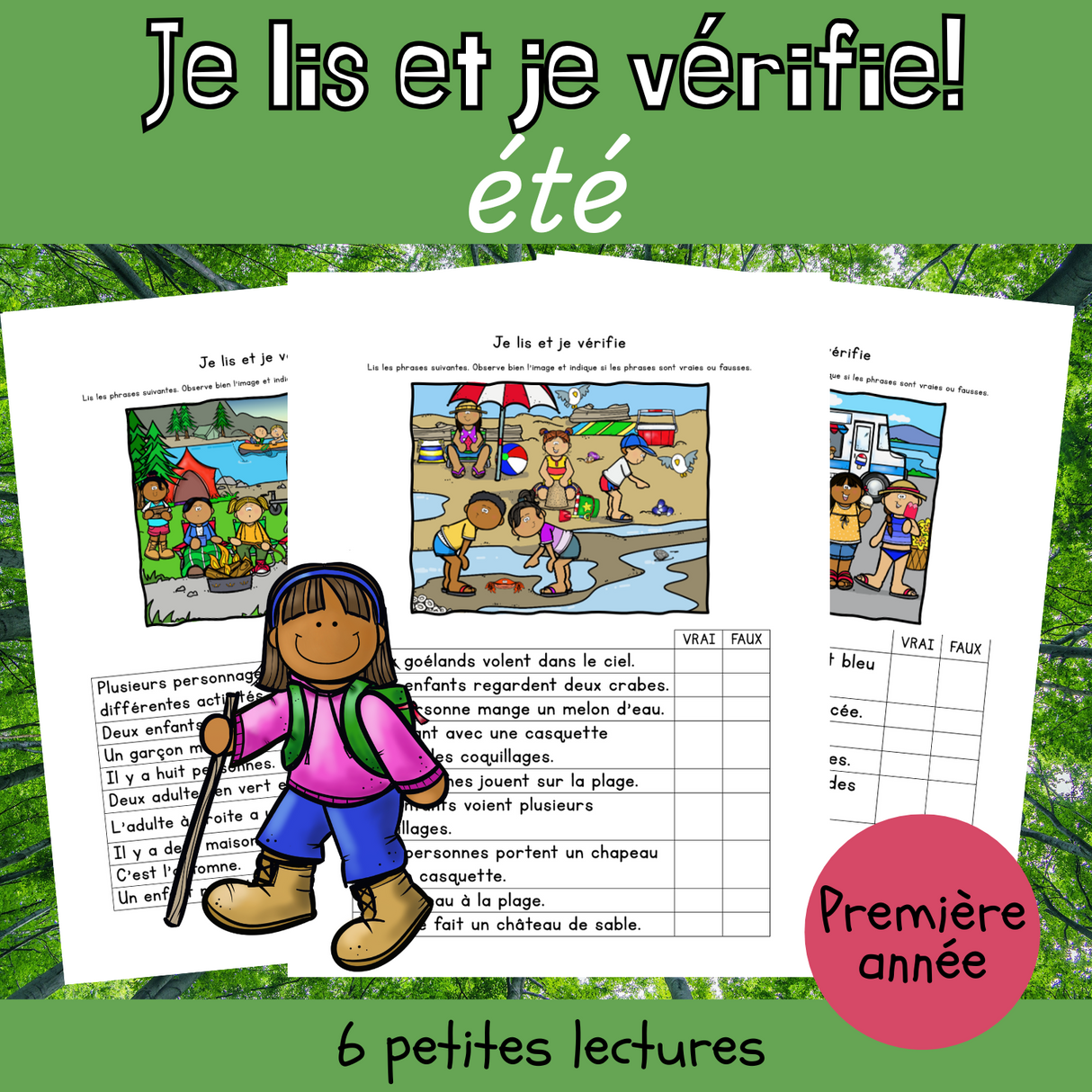 Je lis et je vérifie - Été (1re)