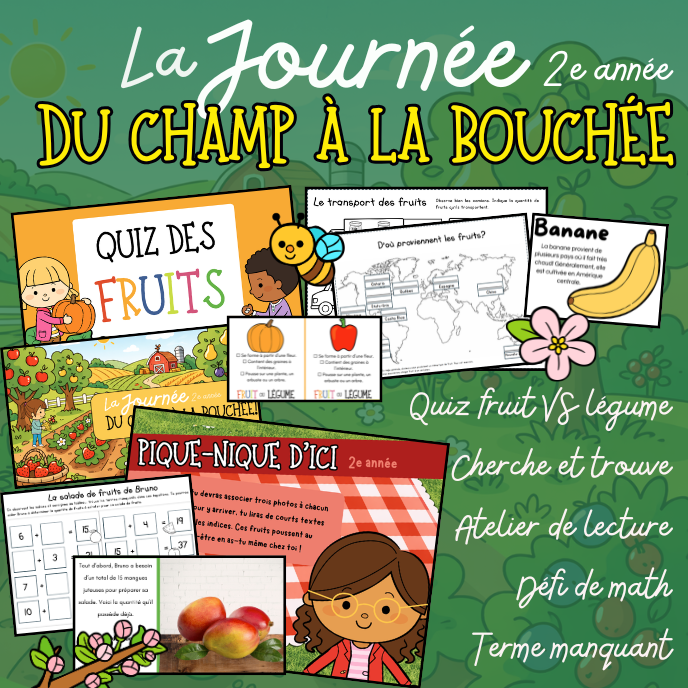 Une journée du champ à la bouchée
