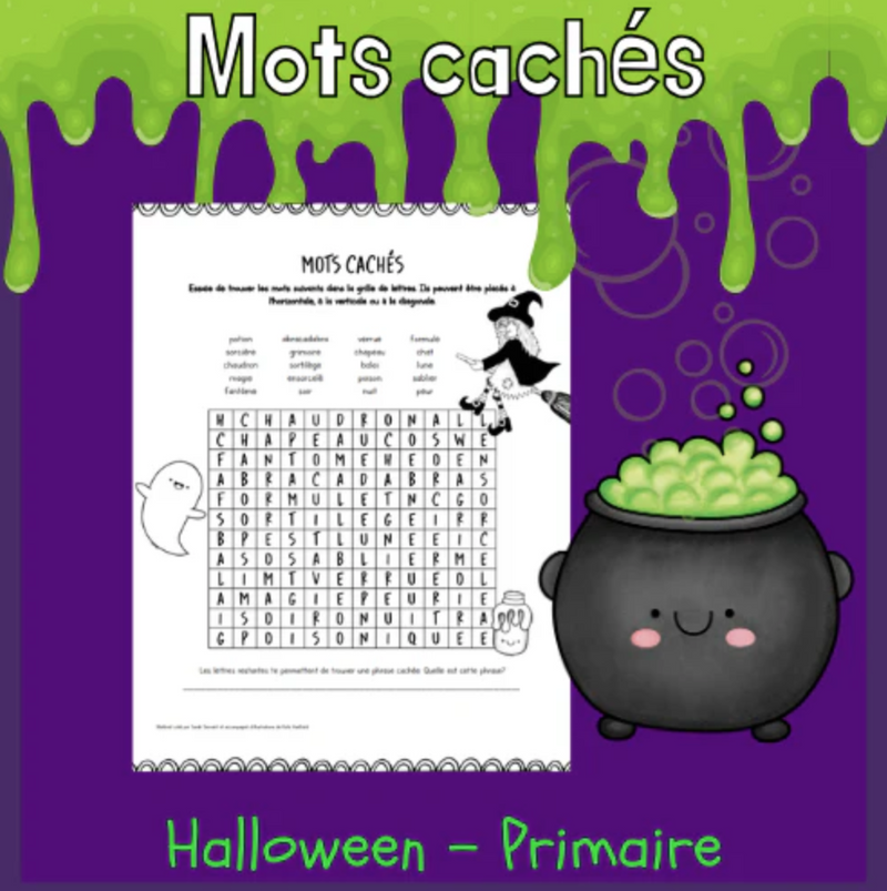 Mots cachés - Halloween
