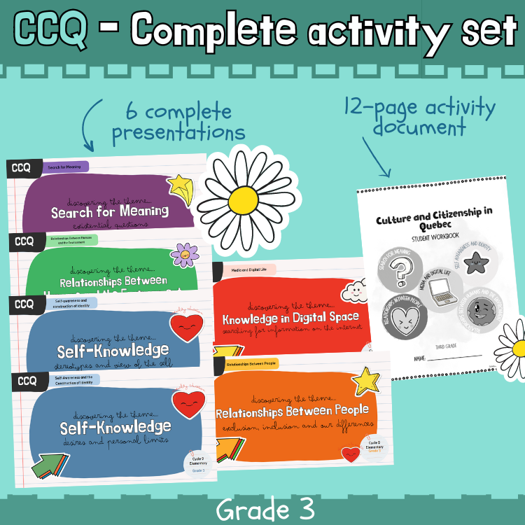 CCQ - Complete activity set (Grade 3) (English version)