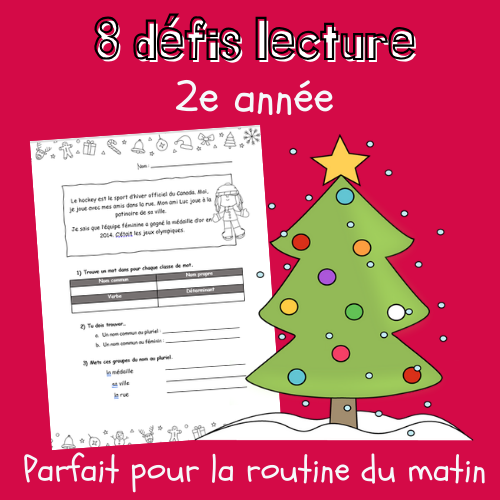 Lecture au quotidien - Noël (2e)
