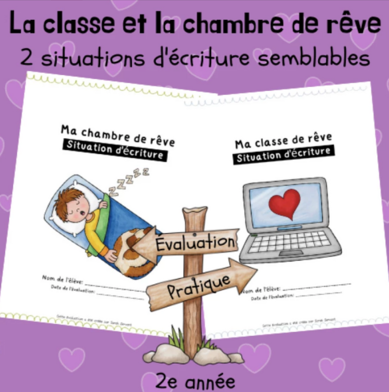 Situations d'écriture - Chambre et classe de rêve